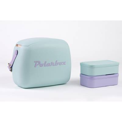 Polarbox Coolerbag 6l Sky Blue Incl. 2x Lunchbox  Polarbox