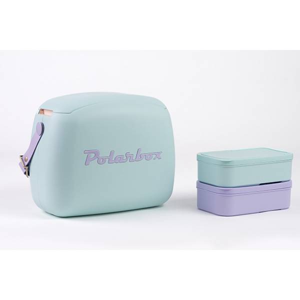 Polarbox Coolerbag 6l Sky Blue Incl. 2x Lunchbox 