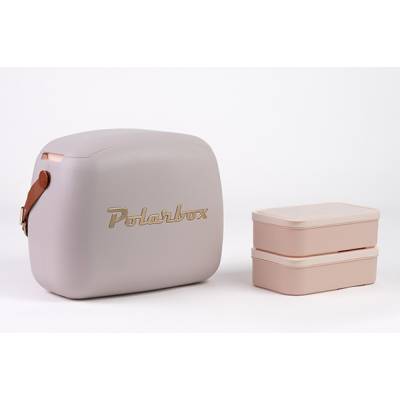 Polarbox Coolerbag Pearl Gold 6l Incl. 2x Lunchbox  Polarbox