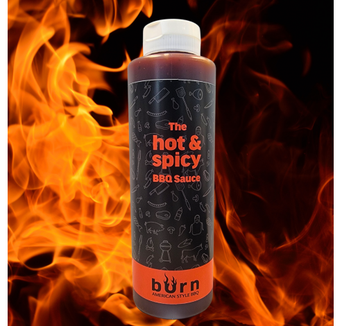 Hot & Spicy BBQ Sauce 500ml  Burn