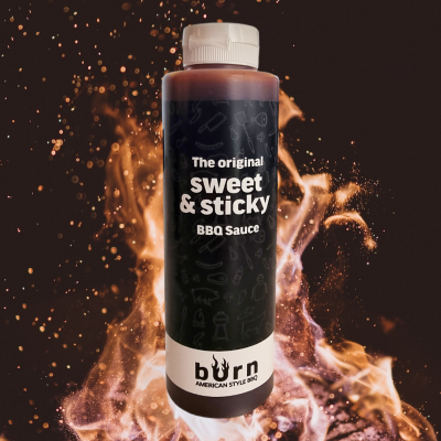 Original Sticky & Sweet BBQ Sauce 500ml  Burn