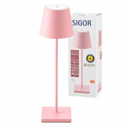 Nuindie Tafellamp rond 380mm Roze Sigor