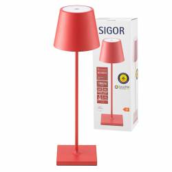Nuindie tafellamp rond 380mm Rood Sigor
