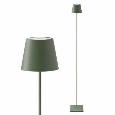 Nuindie accu vloerlamp 1200mm dennengroen rond  Sigor