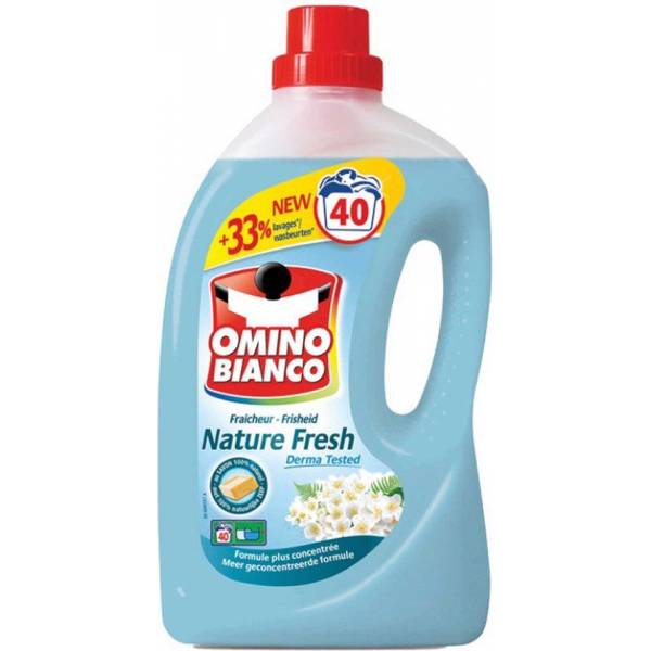 Omino Bianco Wasmiddel Nature Fresh 40 wasbeurten 2L 
