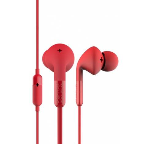 +Music in ear headphone red  Defunc