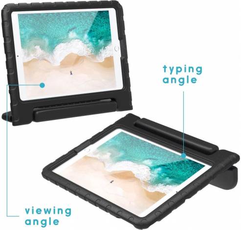 Kidsproof case met handvat iPad 10.2 black  iMoshion