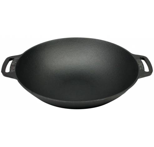 wokpan gietijzer met handgrepen 36 cm  Valhal Outdoor