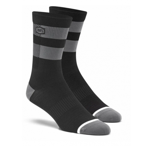 FLOW Performance Socks  Black/Grey Size: SM  100%
