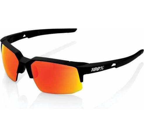 SPEEDCOUPE - Soft Tact Black - HIPER Red Multilayer Mirror Lens Soft Tact Black Size: UNI  100%