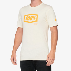 100% ESSENTIAL T-shirt  Chalk/Orange Size: XL 