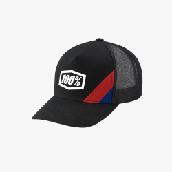 100% CORNERSTONE X-Fit Snapback Hat Black Size: Adult 