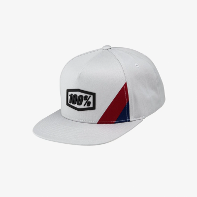 CORNERSTONE Snapback Hat Light grey Size: Adult 