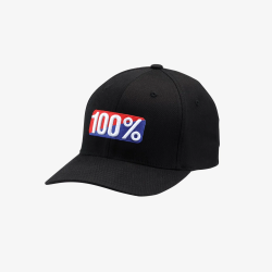 100% CLASSIC X-Fit Hat Black Size: SM/MD 