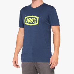 100% CROPPED Tech T-shirt  Navy Size: MD 