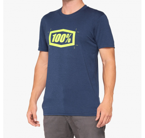 CROPPED Tech T-shirt  Navy Size: MD  100%