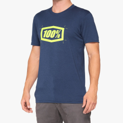100% CROPPED Tech T-shirt  Navy Size: SM 