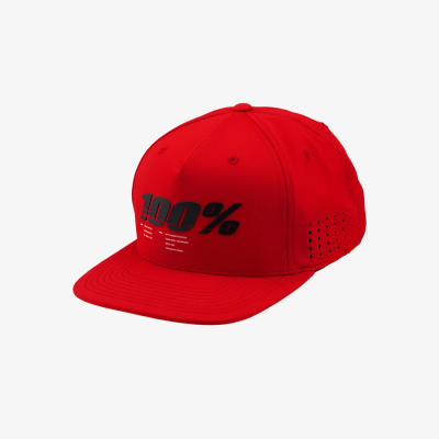 DRIVE Snapback Hat  Red Size: UNI  100%