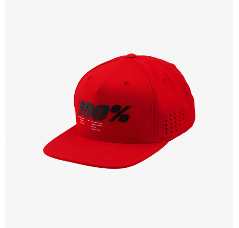 DRIVE Snapback Hat  Red Size: UNI  100%