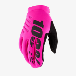 100% Glove MTB BRISKER SP22 Neon Pink Size: L 