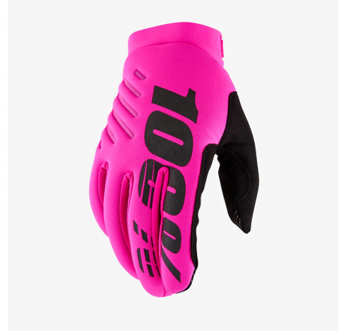 Glove MTB BRISKER SP22 Neon Pink Size: L  100%