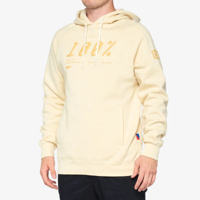 BARRAGE Hooded Pullover Chalk Size: LG  100%