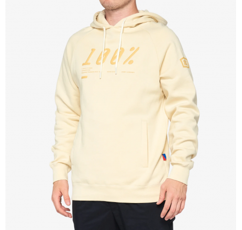BARRAGE Hooded Pullover Chalk Size: SM  100%