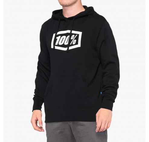 ESSENTIAL Hooded Pullover  Black Size: XL  100%