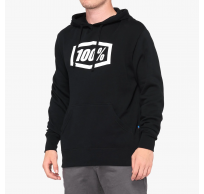 ESSENTIAL Hooded Pullover  Black Size: LG 