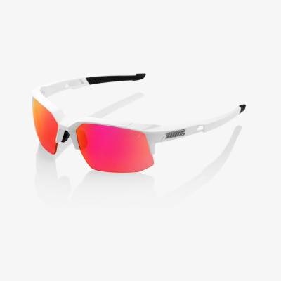 SPEEDCOUPE - Soft Tact Off White - Purple Multilayer Mirror Lens 