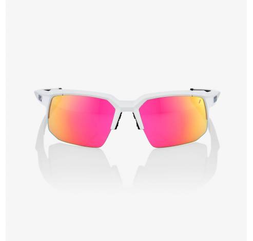 SPEEDCOUPE - Soft Tact Off White - Purple Multilayer Mirror Lens  100%