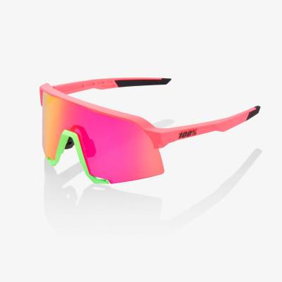 S3 - Matte Washed Out Neon Pink - Purple Multilayer Mirror Lens 