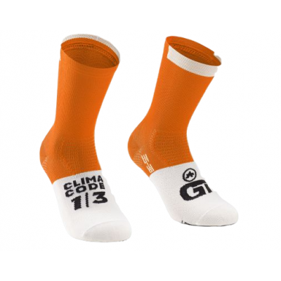 GT Socks C2 0 Droid Orange (SUMMER )  Assos