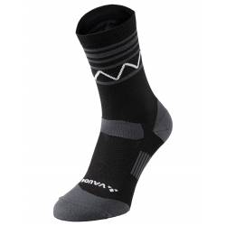 Vaude Bike Socks Mid, black/white, 39-41 