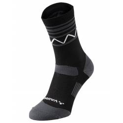 Vaude Bike Socks Mid, black/white, 36-38 