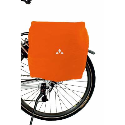 Raincover for bike bags, orange  Vaude