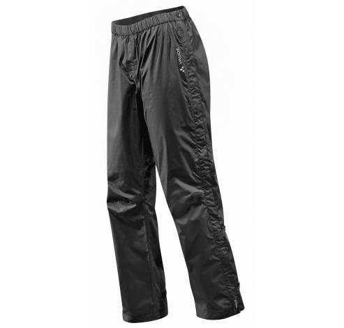 Me Fluid Full-zip Pants II S/S, black, L-Short  Vaude