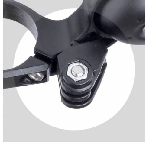 GoPro style lower accesory mount + thumbscrew Black  Close the Gap