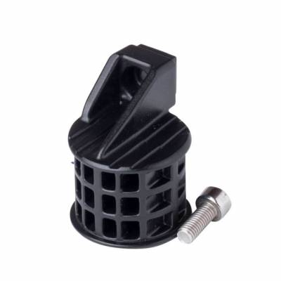 uni light adapter (25mm dia lower accessory mount) Black 