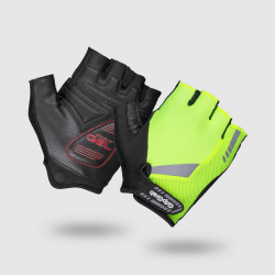 Gripgrab ProGel Hi-Vis Padded Gloves Yellow Hi-Vis XS 