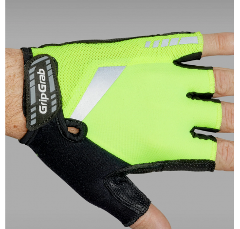 ProGel Hi-Vis Padded Gloves Yellow Hi-Vis L  Gripgrab