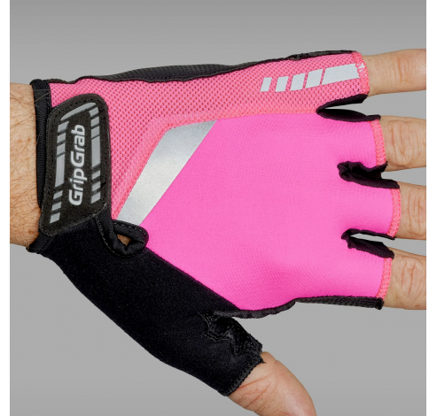 ProGel Hi-Vis Padded Gloves Pink Hi-Vis XS  Gripgrab