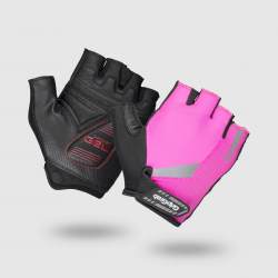 Gripgrab ProGel Hi-Vis Padded Gloves Pink Hi-Vis M 