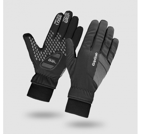 Ride Windproof Winter Gloves Black S  Gripgrab