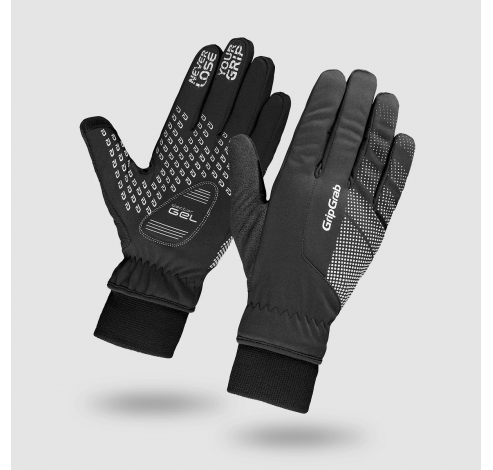 Ride Windproof Winter Gloves Black M  Gripgrab