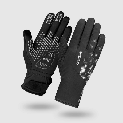 Ride Waterproof Winter Gloves Black S  Gripgrab