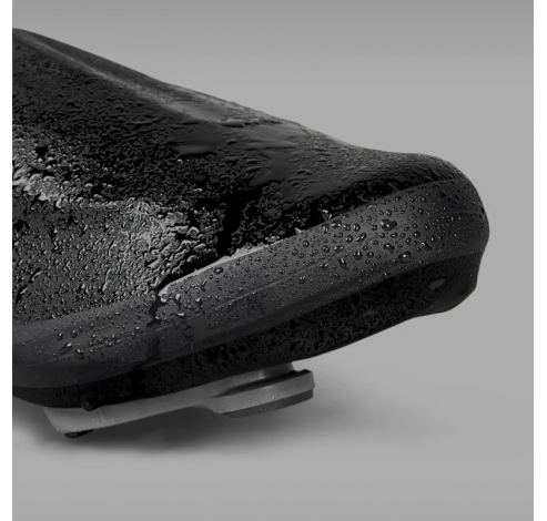 AquaShield High Cut Road Shoe Covers Black M  Gripgrab