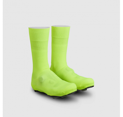 Flandrien Waterproof Knitted Road Shoe Covers Yellow Hi-Vis 45-47  Gripgrab
