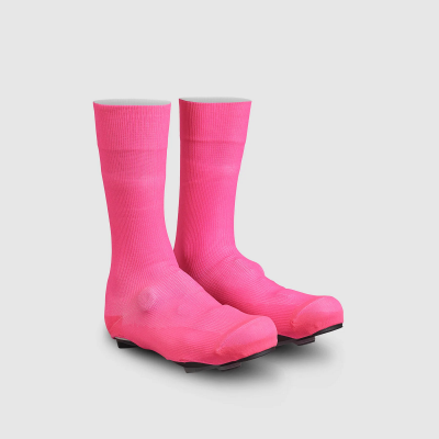 Flandrien Waterproof Knitted Road Shoe Covers Pink 36-38 