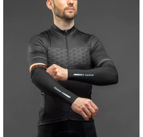 AquaRepel Thermal Arm Warmers Black M  Gripgrab